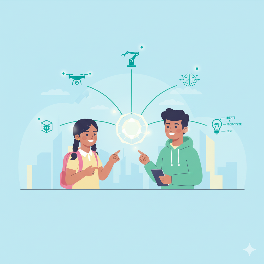 STEM Education Illustration